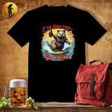 MyDesigns Physical Item Black / S Wombat Waves T-Shirt