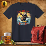 MyDesigns Physical Item Dark Heather / S Wombat Waves T-Shirt