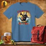 MyDesigns Physical Item Heather Indigo / S Wombat Waves T-Shirt