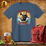 MyDesigns Physical Item Navy Heather / S Wombat Waves T-Shirt