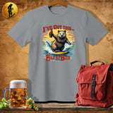 MyDesigns Physical Item Sport Grey / S Wombat Waves T-Shirt