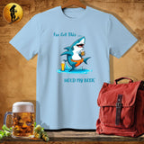 MyDesigns Physical Item Light Blue / S Yoga Shark T-Shirt