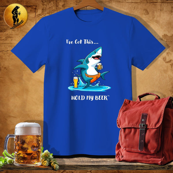 MyDesigns Physical Item Royal / S Yoga Shark T-Shirt