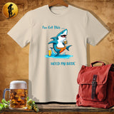 MyDesigns Physical Item Sand / S Yoga Shark T-Shirt