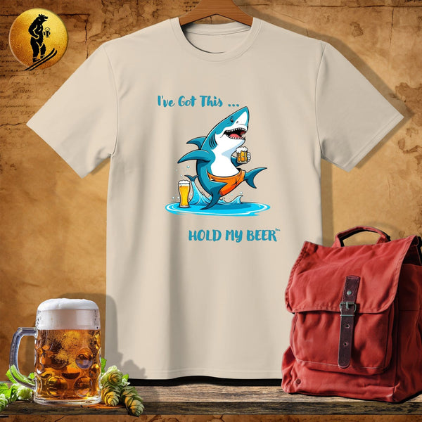 MyDesigns Physical Item Sand / S Yoga Shark T-Shirt